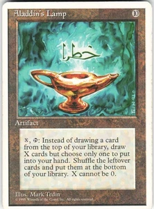 Aladdin's Lamp R Fourth Edition 4ED  MTG MP - Picture 1 of 2