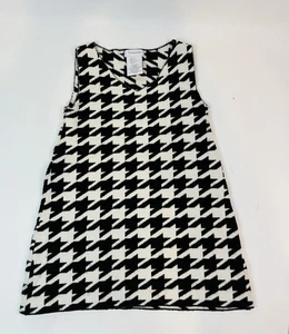 Tahari Mädchen ärmelloses Hahnentritt Kleid Pullover 2T - Bild 1 von 6