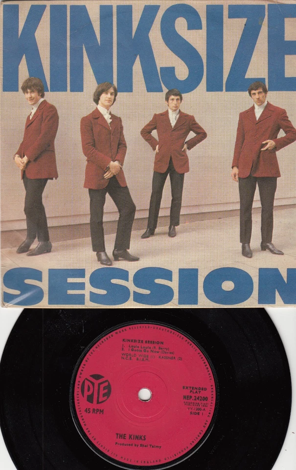 THE KINKS *KINKSIZE SESSION* 1964 UK PYE EP 1st PRESS BEAT - Image 1 of 2