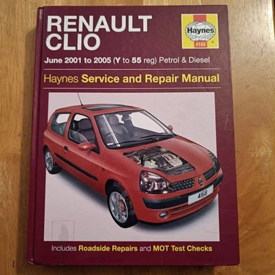 Renault Clio Haynes Manual 2001-2005 Petrol & Diesel. 4168 - Image 1 of 4