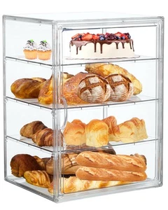 Bread Box,Large Bread Boxs for Kitchen Countertop - 4 Layers Adjustable Bread... - Picture 1 of 8