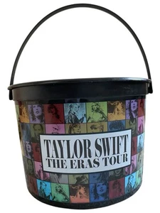 Taylor Swift Eras Tour AMC EXCLUSIVE POPCORN BUCKET Black Plastic Collectible - Picture 1 of 4