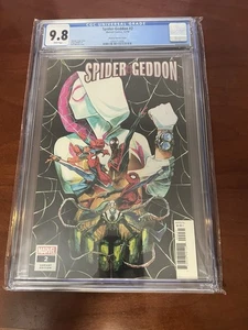Spider-Geddon #2 CGC 9.8 Shavrin 1:25 Incentive Variant Cover (2018) - Picture 1 of 13