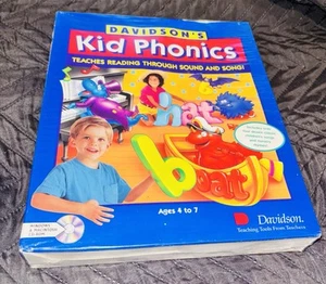 Davidson’s Kid Phonics, 1995, Windows/Mac, Big Box, New&sealed - Picture 1 of 7