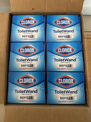 CLOROX туалетная палочка туалет чистки заправки чистки подушечки B08L6F9YSF - 60 упаковок - Изображение 1 из 3