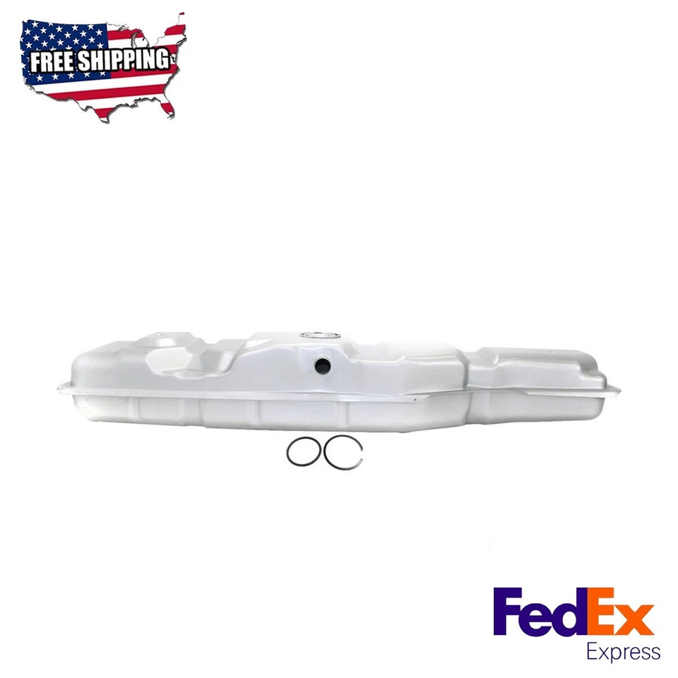Fuel Tank Painted Silver Galvanized Steel Steel Fits 96-02 Chevrolet Express - Image 1 of 4