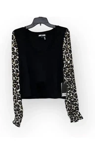 DKNY Damen Langarm Oberteil Bluse, Gr. Large Neu Mit Etikett - Bild 1 von 3