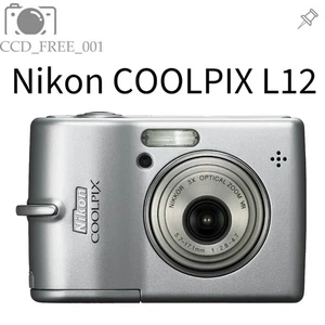 Nikon COOLPIX L12 CCD Digital camera Silver 7.1MP 3x optical zoom,2.5"LCD - Picture 1 of 11