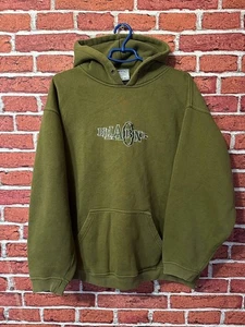 VTG 90s Billabong Hoodie Sweatshirt Mens XL Spellout Grunge Skate Surf Green - Picture 1 of 8