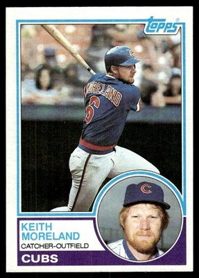 1983 Topps Keith Moreland Chicago Cubs #619 - Image 1 of 2