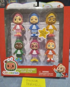 COCOMELON Shark Pack 6 Figures - Cece, JJ, Nico, Cody, Nina & Bella-NIB - Picture 1 of 3