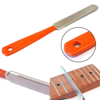 Fret Crowning File Fretboard for Guitar Steel Luthier Dressing Tool Double-edged - Image 1 of 4