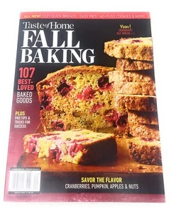 Taste Of Home Magazine Fall Baking 107 Best Loved Baked Goods Plus Pro Tips New - Picture 1 of 3