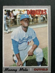 1970 TOPPS #157 Manny Mota (minor crease) - Picture 1 of 2