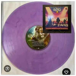 Sing 2 Soundtrack 2 LP German Pressed Edition Purple Marbled Vinyl NEW SEALED - Imagen 1 de 6