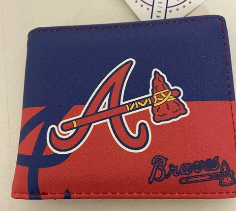 Atlanta Braves MLB Bi-Fold Little Earth Wallet Cover