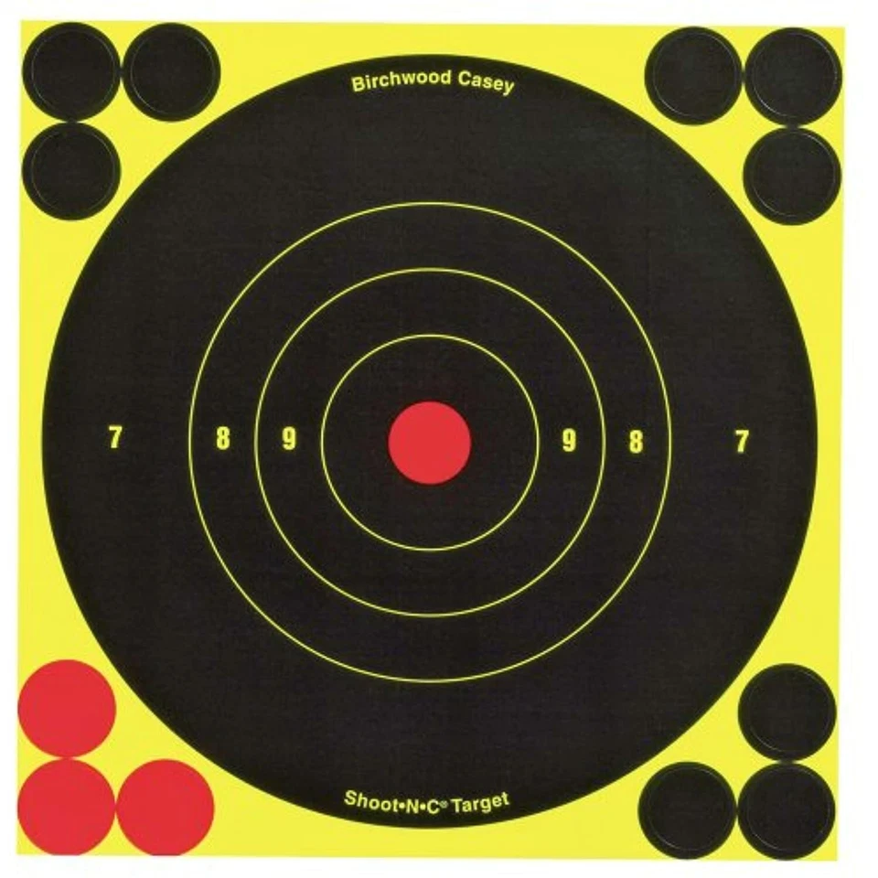 Birchwood Casey Shoot N C 6 pulgadas ojo de buey 12 objetivos reactivos autoadhesivos Foto 1 de 1