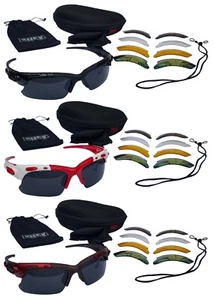 Gafas de sol deportivas CHEX Europa de caza 5 lentes alternativas estuche rígido - Imagen 1 de 25