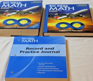 Big Ideas Math Blue Common Core Curriculum Teacher Student Edition Textbook Set - Picture 1 of 4