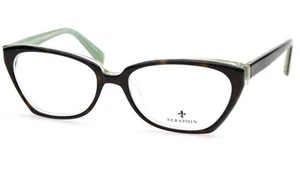 New SERAPHIN YVONNE / 8601 Havana Green Eyeglasses 52-16-140mm B36mm Japan - Picture 1 of 10