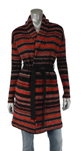 Women's Lauren Ralph Lauren Black Wool Belted Cardigan Sweater XXS New $275 - Photo 1/3