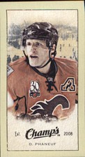 2009-10 Upper Deck Champ's Calgary Flames Hockey Card #213 Dion Phaneuf