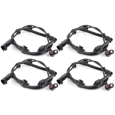 4pcs Front & Driver ABS Speed Sensor For Ford F-450 Super Duty F-550 Super Duty Foto 1 de 4