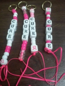 Brustkrebs Schlüsselanhänger. Verkauf im 5er Set. - Bild 1 von 4