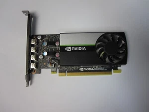 New HP Nvidia T1000 4GB GDDR6 Graphics Video Card 4 x MINI DP + Adapters - LONG - Picture 1 of 3