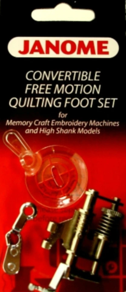 Genuine Janome Convertible Free Motion Quilting Foot Set (High Shank) #202001003 - Image 1 of 1