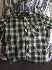 Ben Sherman Long Sleeved Shirt. Large. Very good condition! Green Check. - Bild 1 von 5