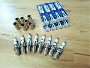 8x Pulstar Plasma Core Spark Plugs fits: Bmw X5 4.8i V8 y2004-2010 E53/E70 - Picture 1 of 4