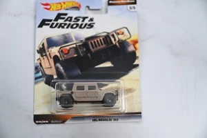 2018 Hot Wheels Premium Pop Culture Fast And Furious Tan Hummer H1 (c) - Picture 1 of 2