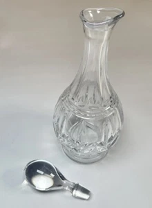 Royal Limited 24% Lead Crystal Decanter Czech Republic Tear Drop Shape 12” Tall - Picture 1 of 6