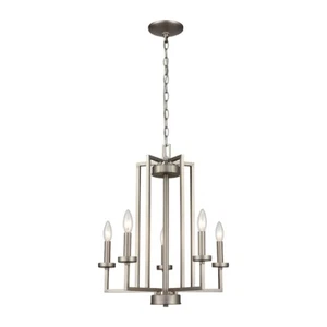 Thomas Lighting West End 6-Light Chandelier, Brushed Nickel - CN240522 - Picture 1 of 1