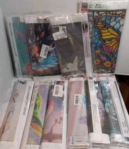 Diamond Painting Kits Lot Of 10 New - Picture 1 of 16