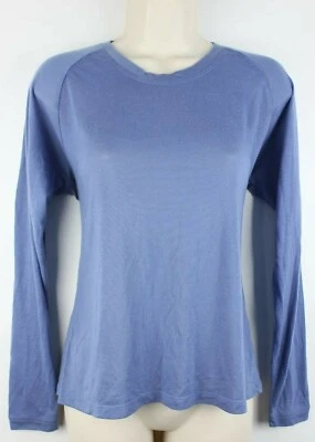 Top activo REI para mujer manga larga cuello redondo talla grande púrpura 100 % poliéster usado en excelente estado Foto 1 de 4