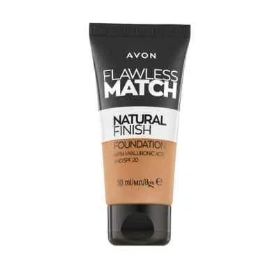 Avon Flawless Match Natural Finish Liquid Foundation SPF20 | 30 ml Various Shade - Image 1 of 4
