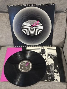 Queen Jazz 1978 Elektra Records Original Inner Sleeve Gate Fold With Poster LP - Imagen 1 de 9