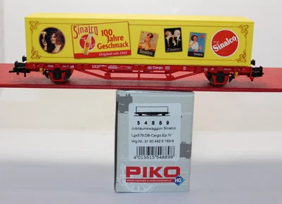 fg2697, Alter Piko Containertragwagen Sinalco DB Cargo TOP OVP NEM KKK H0 DC - Bild 1 von 4