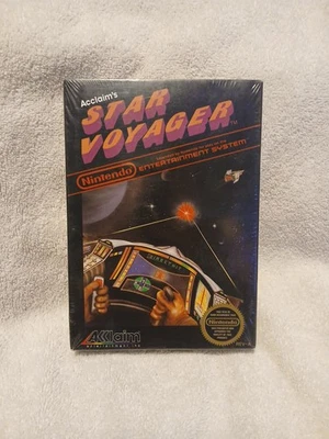 Rare Star Voyager Nintendo Nes 1987 New Factory Sealed H-Seam Round Black SOQ  - Image 1 of 4