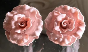 Desert Rose Rosa Blume Salz und Pfefferstreuer Kostenloser Versand - Bild 1 von 3