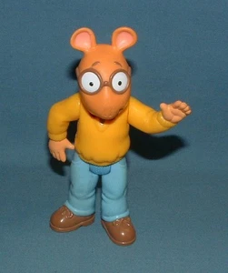 FIGURINA GIOCATTOLO 4 1/2" MARC BROWN ARTHUR - PLAYSKOOL - 1997 - USATA - Foto 1 di 2