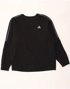 ADIDAS Herren Sweatshirt Pullover Medium Schwarz Baumwolle VW11 - Bild 1 von 3