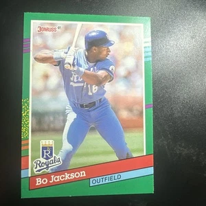 1991 Donruss #632 Bo Jackson Error Baseball Card Rare - Picture 1 of 2