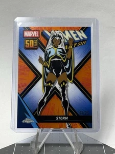 2025 Topps Chrome Marvel Storm X-Men Giant Size Anniversary ORANGE /25 - Picture 1 of 3
