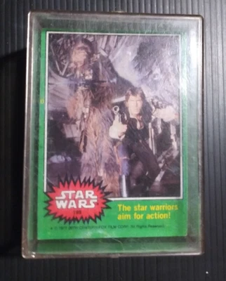 Juego de 66 cartas base verde completo S4 Star Wars original vintage 1977 EX/EX+ Foto 1 de 4