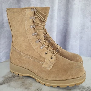 ALTAMA Tan Suede Gore-Tex Military Boots Men's 11.5 R 11461B SOFT TOE - Picture 1 of 17