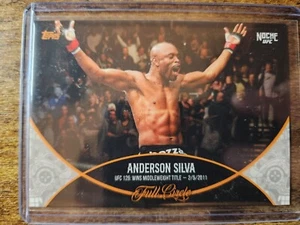 2024 Topps Noche UFC Anderson Silva Full Circle Insert #FC-2 UFC 126 - Picture 1 of 2