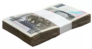 Zimbabwe 1000 Dollars, 2003, P-12, Used X 100 PCS Bundle Pack - Picture 1 of 2